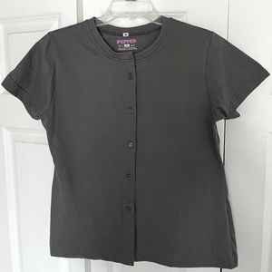 Pink Pepper post surgery top with pockets for drains